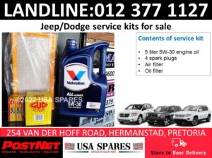 Dodge Caliber new service kits and other spares for sale