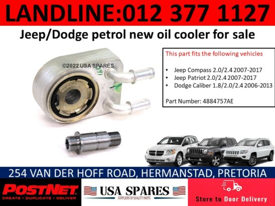 Dodge Caliber 2.0 new oil coolers for sale