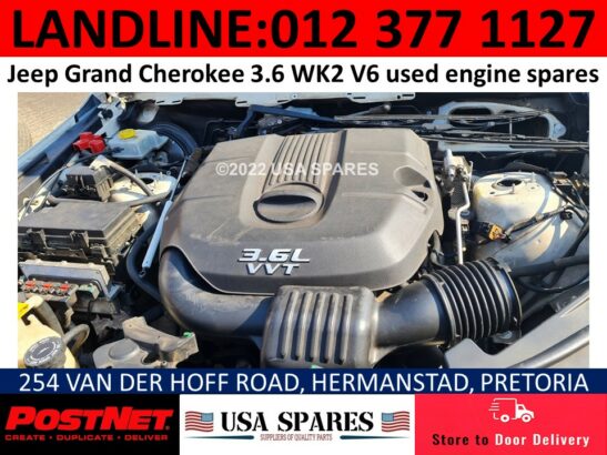Jeep Grand Cherokee 3.6 WK2 V6 used engine spares for sale