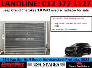 Jeep Grand Cherokee 3.0 WK2 used aircon radiator for sale