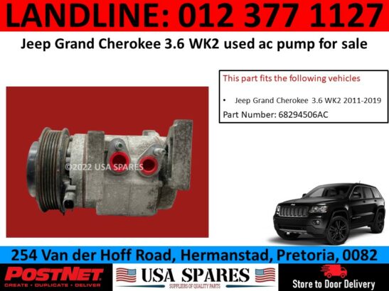 Jeep Grand Cherokee 3.6 WK2 used aircon pump for sale