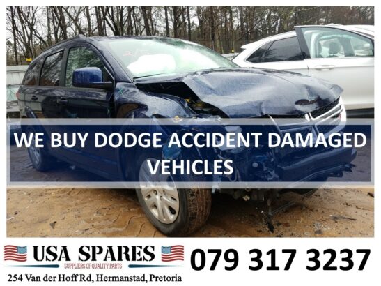 We buy Dodge accident damaged and running cars for used spares