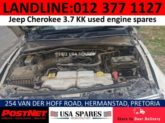 Jeep Cherokee 3.7 KK petrol used engine spares for sale