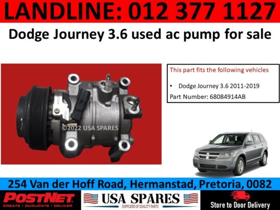 Dodge Journey 3.6 SXT/RT used aircon pump for sale