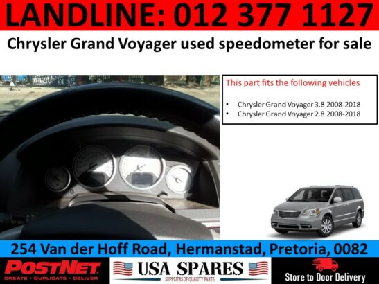 Chrysler Grand Voyager used speedometer for sale