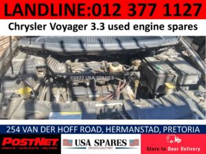 Chrysler Voyager 3.3 petrol used engine spares for sale