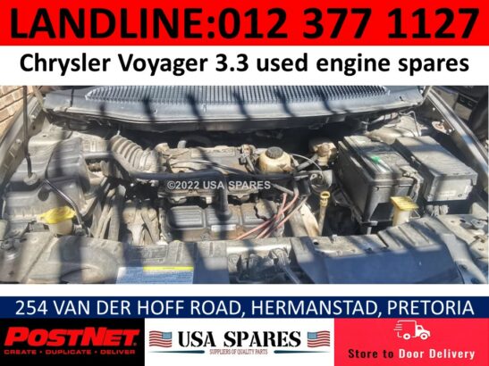 Chrysler Voyager 3.3 petrol used engine spares for sale