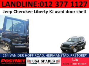 Jeep Cherokee Liberty KJ used door shells & other spares for sale