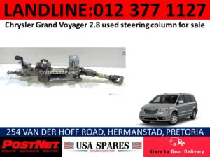 Chrysler Grand Voyager 2.8 used steering column for sale