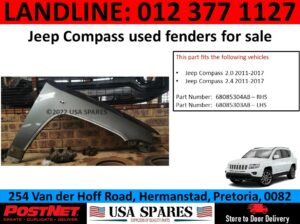 Jeep Compass MK2 used fender for sale
