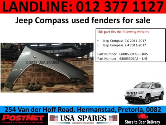 Jeep Compass MK2 used fender for sale