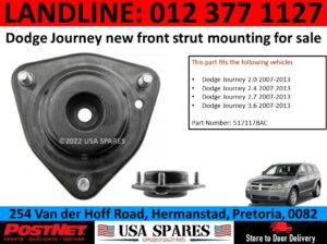 Dodge Journey new front strut mountings and other parts for sale
