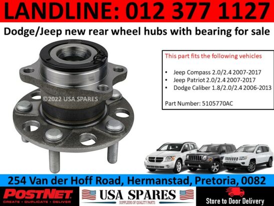 Jeep Compass new rear wheel hub and bearing for sale