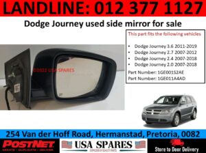 Dodge Journey used side mirror for sale