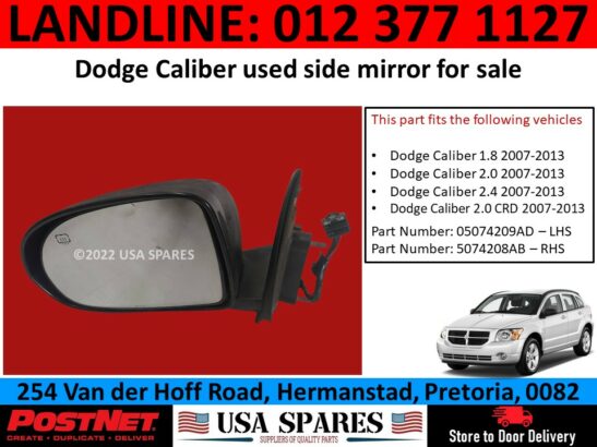 Dodge Caliber used side mirror for sale