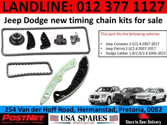 Jeep Compass new timing chain kit and other parts for sale