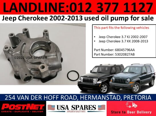Jeep Cherokee Liberty 2002-2013 new oil pump for sale