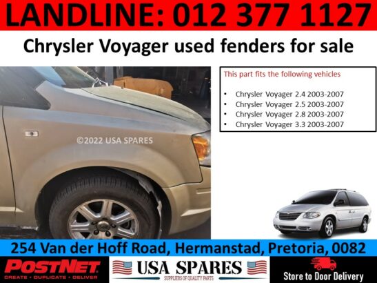 Chrysler Grand Voyager used fender for sale