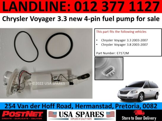 Chrysler Voyager 3.3 new 4-pin fuel pump and other parts for sale