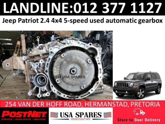 Jeep Patriot 2.4 4×4 used 5-speed automatic gearbox for sale