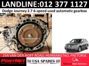 Dodge Journey 2.7 RT used 6-speed automatic gearbox for sale