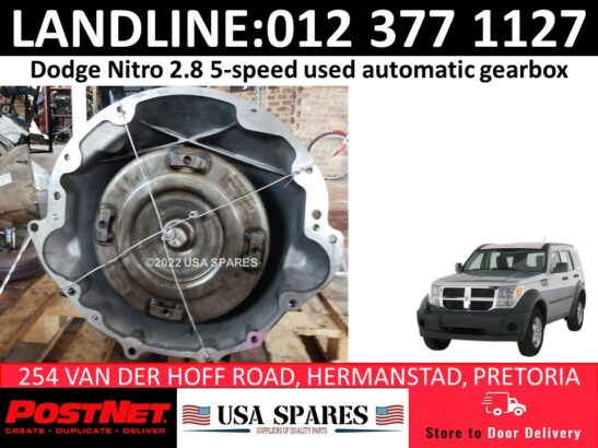 Dodge Nitro 2.8 5-speed used automatic gearbox for sale