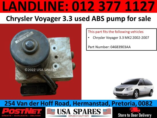 Chrysler Voyager 3.3 petrol used ABS pump for sale
