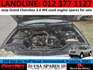Jeep Grand Cherokee 3.0 V6 used engine spares for sale