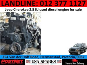 Jeep Cherokee Liberty 2.5 KJ used diesel engine for sale