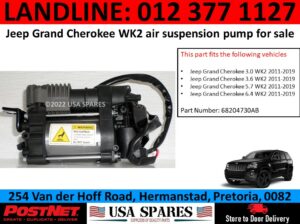 Jeep Grand Cherokee WK2 air suspension pump for sale