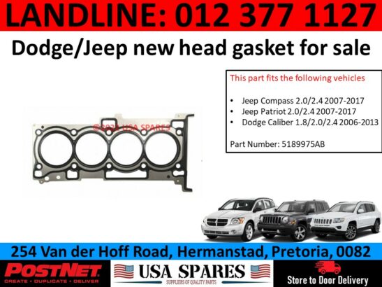 Dodge Caliber petrol new cylinder head gasket for sale