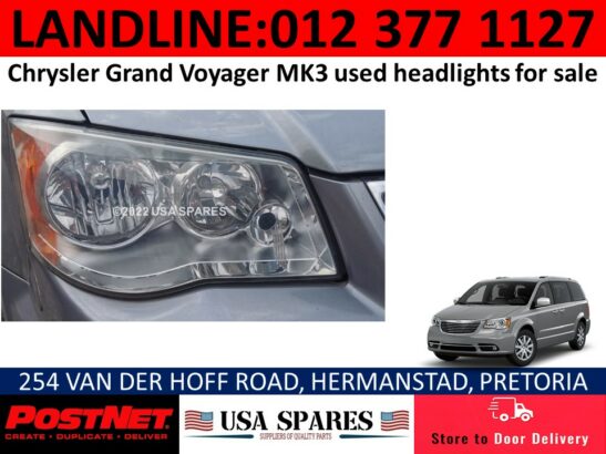 Chrysler Grand Voyager Mk3 used headlights for sale
