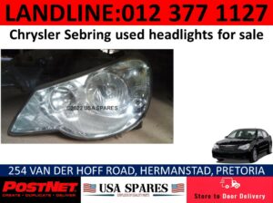 Chrysler Sebring used headlights for sale