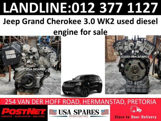 Jeep Grand Cherokee 3.0 WK2 V6 diesel used engine for sale