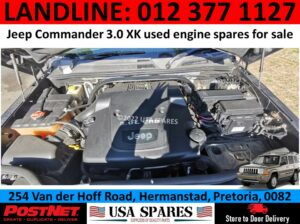 Jeep Commander 3.0 V6 used engine spares for sale
