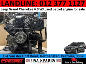 Jeep Grand Cherokee 4.0 WJ V8 used engine for sale