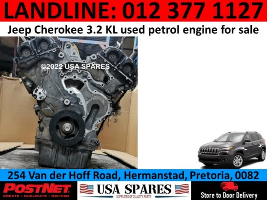 Jeep Cherokee 3.2 KL used petrol engine and other parts for sale