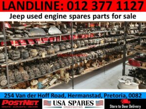 Jeep used engine spares parts for sale