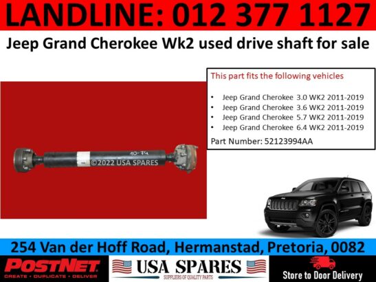 Jeep Grand Cherokee WK2 used drive shafts for sale