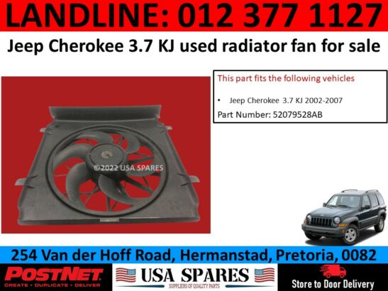 Jeep Cherokee Liberty 3.7 KJ petrol used radiator fan for sale