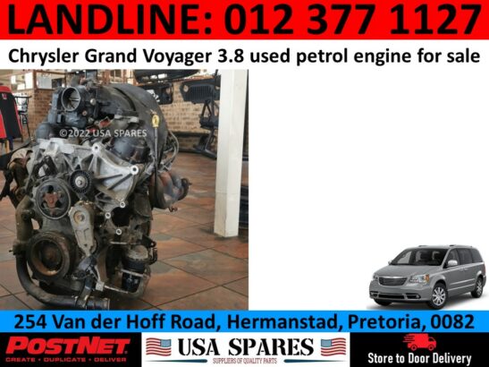 Chrysler Grand Voyager 3.8 used petrol engine for sale