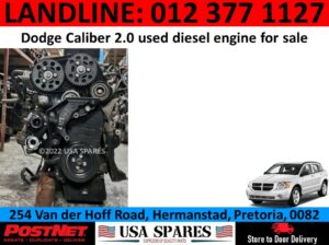 Dodge Caliber used diesel engine and other parts for sale