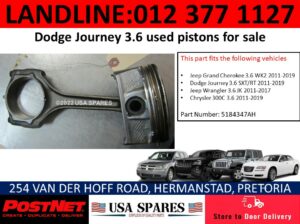 Dodge Journey 3.6 SXT/RT used pistons for sale