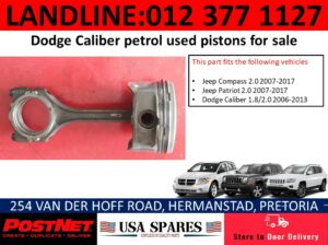 Dodge Caliber used piston and conrod for sale
