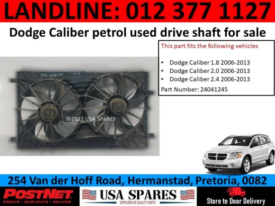 Dodge Caliber petrol used radiator fan for sale
