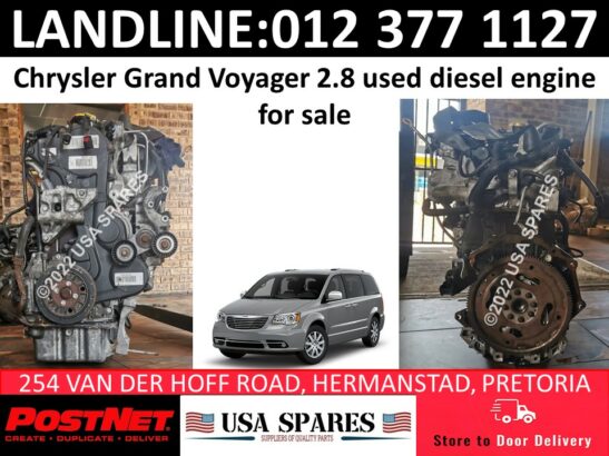 Chrysler Grand Voyager 2.8 diesel used engine for sale