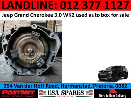 Jeep Grand Cherokee 3.0 WK2 used automatic gearbox for sale