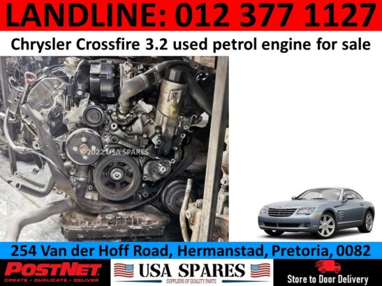 Chrysler Crossfire 3.2 V6 used petrol engine and other parts for sale