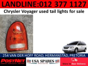 Chrysler Voyager used tail lights for sale