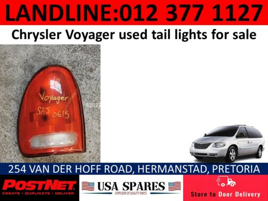 Chrysler Voyager used tail lights for sale